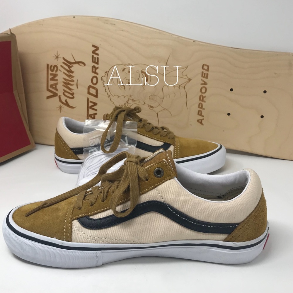 VANS Old Skool Pro Cumin Black True White W AUTHEN - Picture 2 of 8